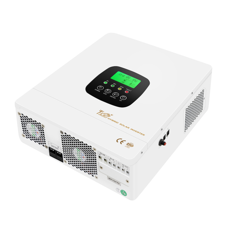 Voltage de sortie ac maximal 120/240 V Inverteur solaire hybride allumé et éteint 230 V avec inverteur hybride solaire