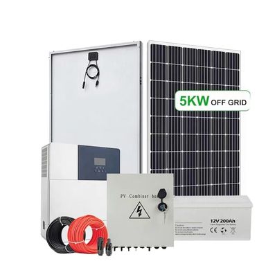 Kit de système solaire hors réseau à haute efficacité 51.2Vdc pour le marché du Myanmar