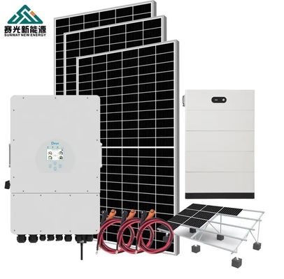 51.2Vdc Pv Système hybride d'énergie solaire 410-700 watts en mode réseau