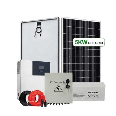 LiFePO4 MPPT 15kw Système solaire hors réseau pour résidentiel Certification CE RoHS