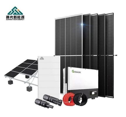 Système de panneaux solaires extérieurs tout en un avec batterie Système solaire 10kw