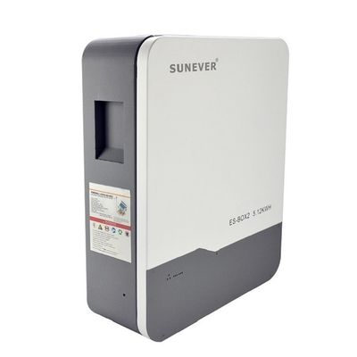 Voltage nominal 51.2V LiFePO4 Batterie 5kwh 10kwh Stockage d'énergie pour le système solaire à domicile