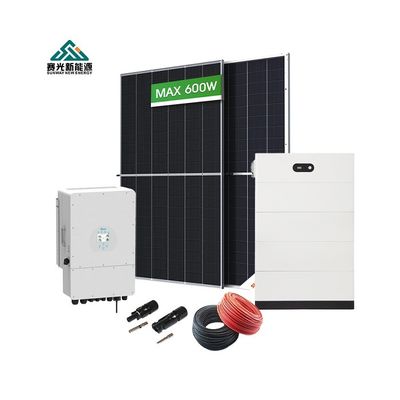 Système de stockage d'énergie solaire hybride complet de 5 kW 10 kW 15 kW 20 kW avec type de batterie au plomb-acide