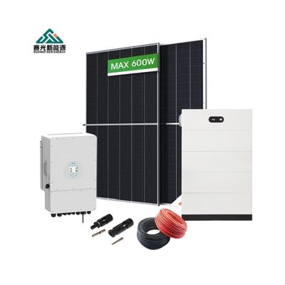 Système d'énergie solaire hybride 5Kw-12Kw Ensemble complet pour la conception de projets domestiques et de prévente