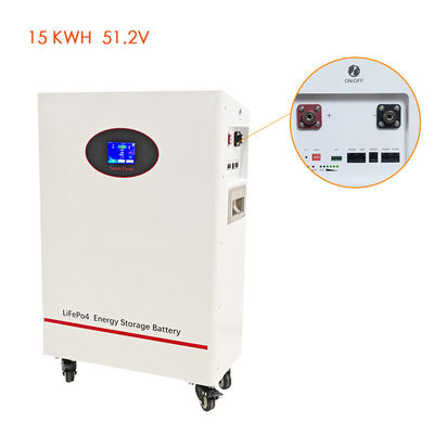 Batterie au lithium-fer de type 15KWH de type 6000 fois de cycle profond avec garantie de 5 ans