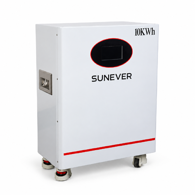 Batterie solaire lithium LiFePO4 UNEVER 10kWh 51.2V 200Ah pour stockage d'énergie domestique et alimentation de secours hors réseau